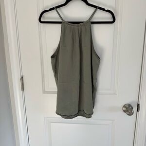 Olive Green Women's Halter Top